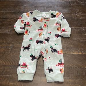 0-3Month Lands End Fleece Zip Up